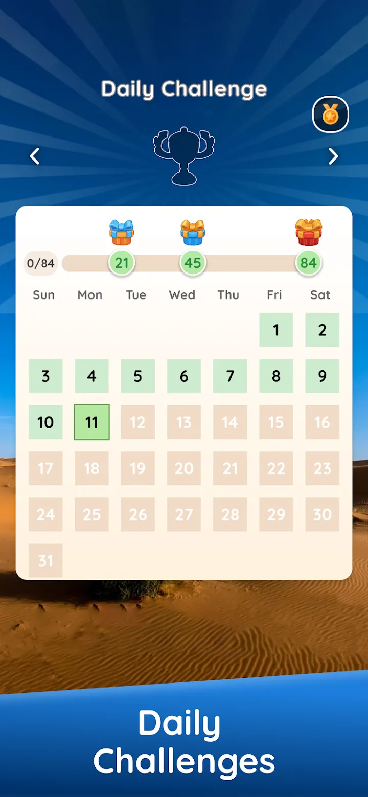 Estetyka gry Zen Math Crossword